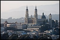 St Ignatius Church, University of San Francisco. San Francisco, California, USA (color)