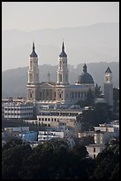 St Ignatius Church on the USF campus. San Francisco, California, USA (color)