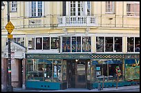 Vesuvio cafe and Jack Kerouac street sign, North Beach. San Francisco, California, USA ( color)