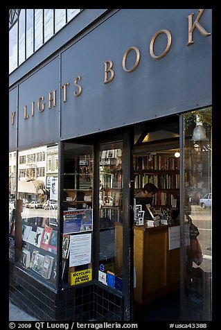 City Light Bookstore, North Beach. San Francisco, California, USA