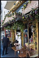 Italian restaurant, Little Italy, North Beach. San Francisco, California, USA