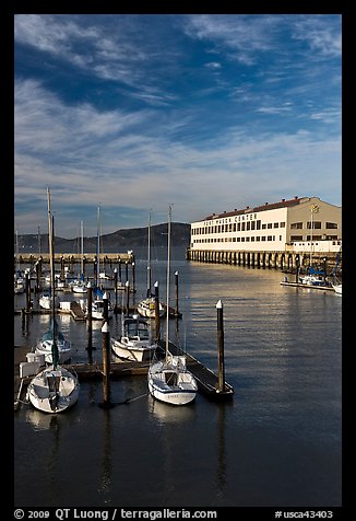 Marina and Fort Mason center. San Francisco, California, USA