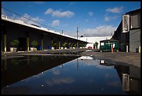 Reconverted industrial buildings, Bergamot Station. Santa Monica, Los Angeles, California, USA (color)