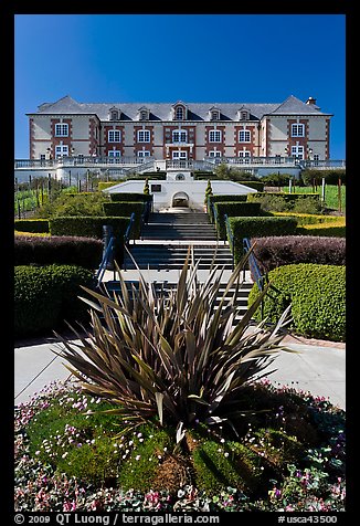 Louis XV style chateau of Domain Carneros. Napa Valley, California, USA (color)