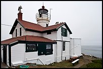 Battery Point Lighthouse, Crescent City. California, USA (color)