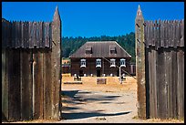 Fort Ross. Sonoma Coast, California, USA (color)