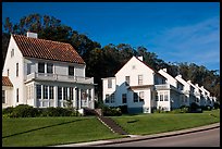 Former military residences, the Presidio. San Francisco, California, USA ( color)