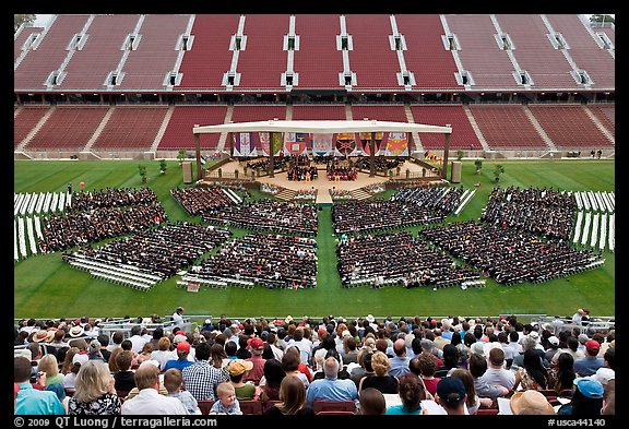 Stanford University commencement. Stanford University, California, USA