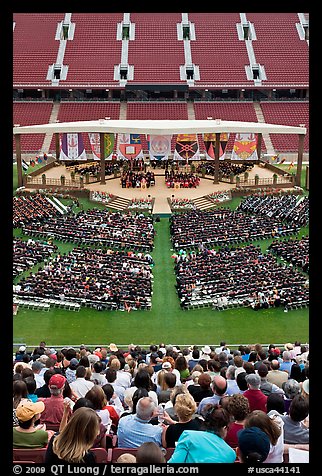 Class of 2009 commencement. Stanford University, California, USA