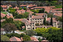 Campus seen from Hoover Tower. Stanford University, California, USA (color)