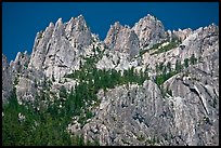 Castle Crags, Castle Crags SP. California, USA (color)