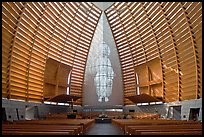 Inside of Cathedral of Christ the Light. Oakland, California, USA