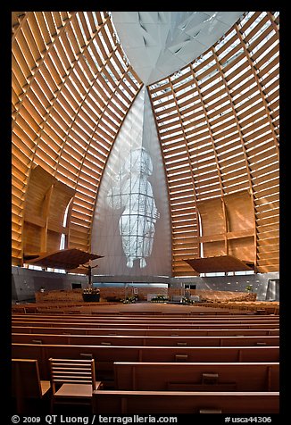 Image of Christ the Light, Oakland Cathedral. Oakland, California, USA