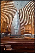 Image of Christ the Light, Oakland Cathedral. Oakland, California, USA