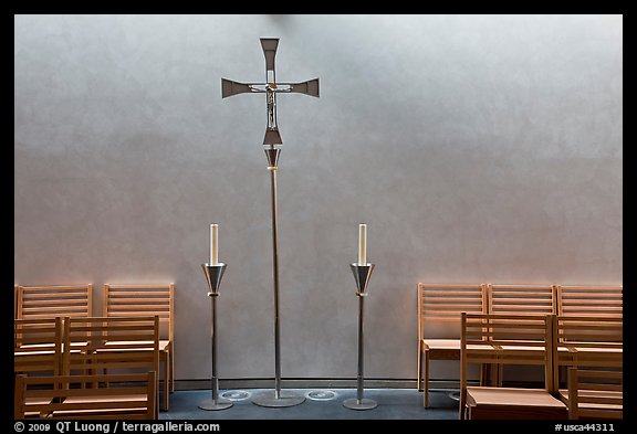 Side chapel, Cathedral of Christ the Light. Oakland, California, USA (color)