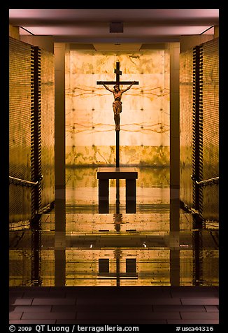 Crypt interior, The Cathedral of Christ the Light. Oakland, California, USA