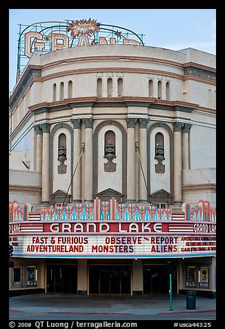 Grand Lake theater. Oakland, California, USA (color)