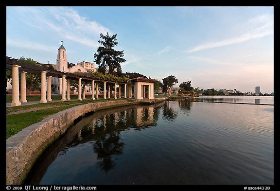 Colonades,  Lake Meritt. Oakland, California, USA (color)