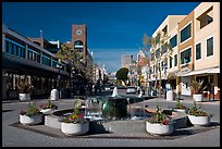 Fountain,. Oakland, California, USA (color)