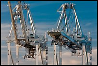 Container cranes, Port of Oakland. Oakland, California, USA