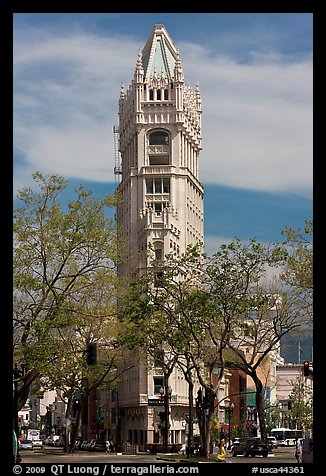 Cathedral building 1615 Broadway. Oakland, California, USA (color)