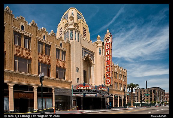 Oakland Fox Theater. Oakland, California, USA (color)