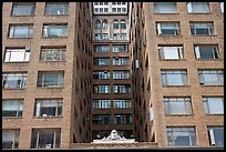 Downtown old high rise building. Oakland, California, USA ( color)