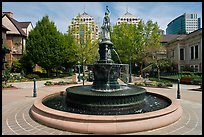 Fountain, Preservation Park. Oakland, California, USA