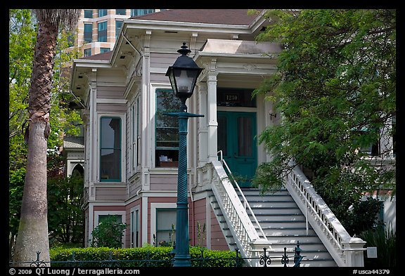 Historic house, Preservation Park. Oakland, California, USA