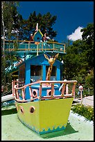 Boat, Children Fairyland. Oakland, California, USA (color)