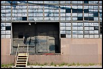 Warehouse and loading dock doors. Berkeley, California, USA (color)