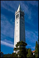 Campanile Tower, University of California at Berkeley. Berkeley, California, USA (color)
