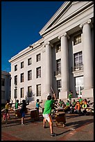 Drummers in front of Sproul Hall. Berkeley, California, USA ( color)