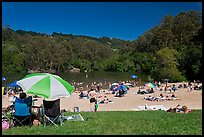 Anza Lake, Tilden Park. Berkeley, California, USA (color)