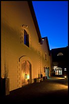 Winery at night, Hess Collection. Napa Valley, California, USA (color)