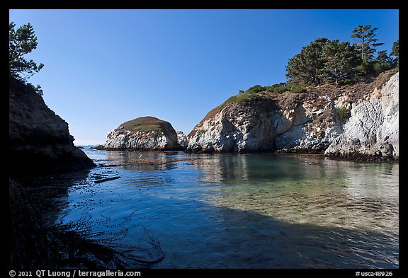 China Cove. Point Lobos State Preserve, California, USA (color)