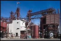 Grain mill, Oakdale. California, USA ( color)