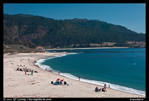 Carmel River Beach and Carmel Bay. Carmel-by-the-Sea, California, USA