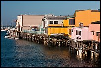 Pier, Monterey Harbor. Monterey, California, USA ( color)