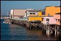 Pier, Monterey Harbor. Monterey, California, USA