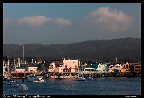 Fishermans wharf, Monterey harbor. Monterey, California, USA