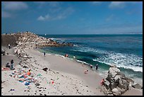 Beach at Lovers Point. Pacific Grove, California, USA