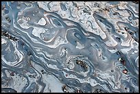 Shale mudstone and volcanic pebbles. Point Lobos State Preserve, California, USA (color)