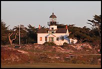Point Pinos Lighthouse, late afternoon. Pacific Grove, California, USA ( color)