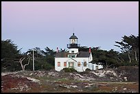 Point Pinos Lighthouse, oldest continuously-operating on the West Coast. Pacific Grove, California, USA