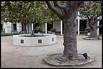 Pacific House courtyard. Monterey, California, USA (color)
