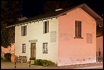 Casa del Oro store house at night. Monterey, California, USA ( color)