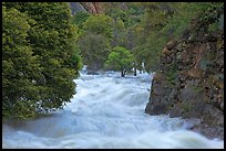 South Fork of the Kings River in spring run-off. Giant Sequoia National Monument, Sequoia National Forest, California, USA ( color)