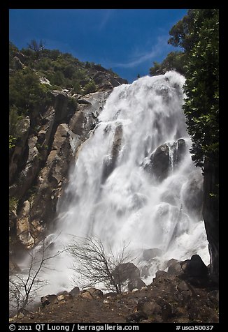 Grizzly Fall, spring run-off. Giant Sequoia National Monument, Sequoia National Forest, California, USA (color)