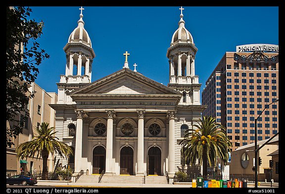 Cathedral Basilica of Saint Joseph. San Jose, California, USA (color)